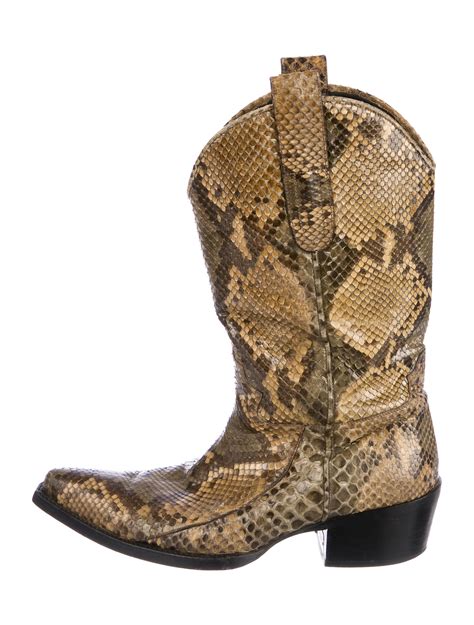 gucci cowboy boots|gucci snakeskin boots.